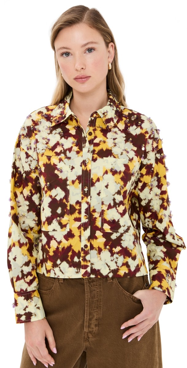 Ulla Johnson Aria Blouse Acacia