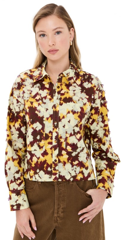 Ulla Johnson Aria Blouse Acacia