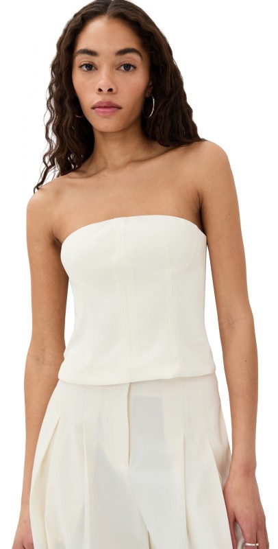 TWP Jillian Bustier Ivory