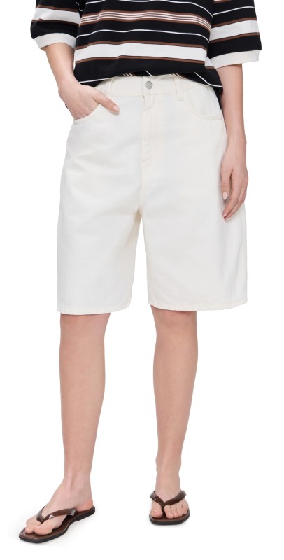 Carhartt WIP W Brandon Shorts White (Rinsed)