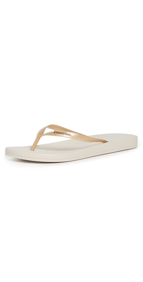 Ipanema Ana Tan Flip Flops Beige/Gold