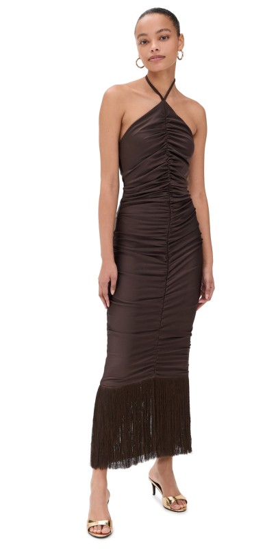 BAOBAB Zoe Dress Maroon