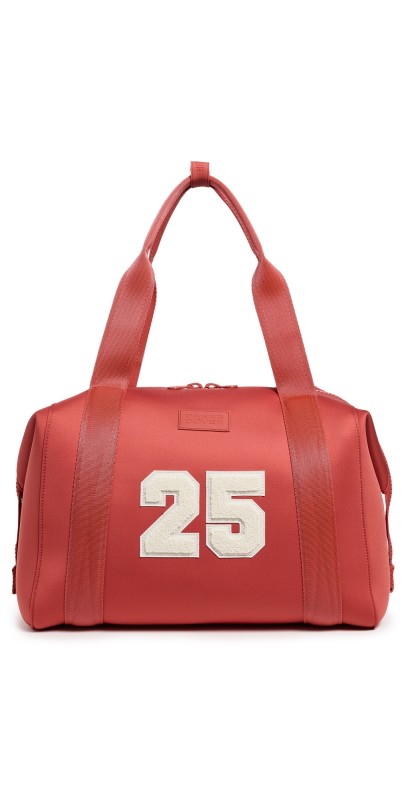 Dagne Dover Landon Carryall Large Duffle Bag Rhubarb