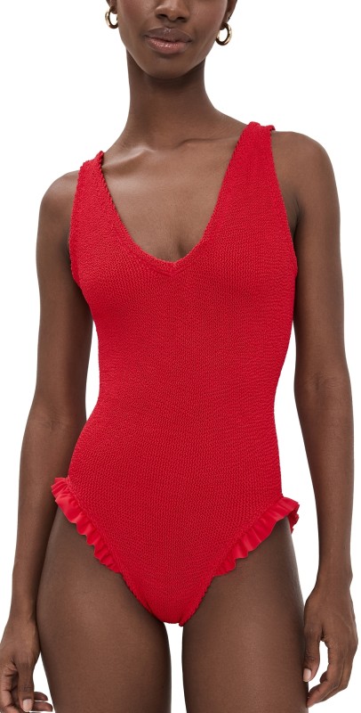 Hunza G Lisa One Piece Red