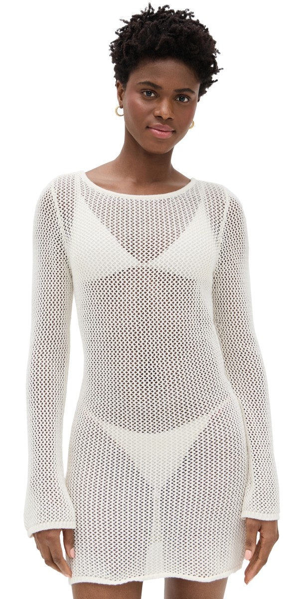 LSPACE Cleo Cover Up Dress Cream