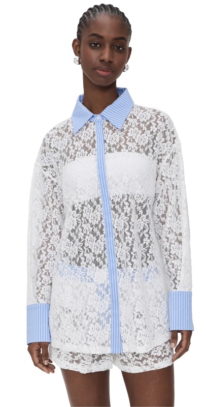Lioness Boyfriend Shirt Porcelain