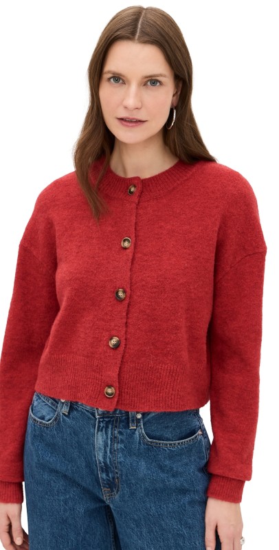 NIA Enzo Cardigan Ruby