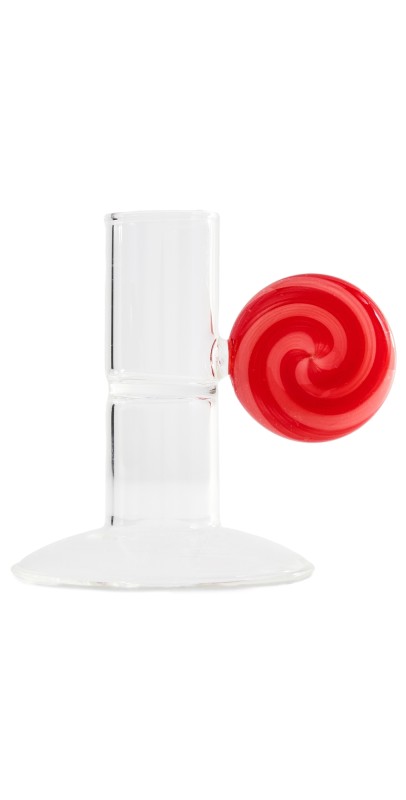 FAZEEK Swirl Candle Holder Red/Pink