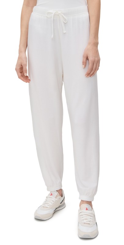 Splits59 Andie Oversized Fleece Sweatpants White