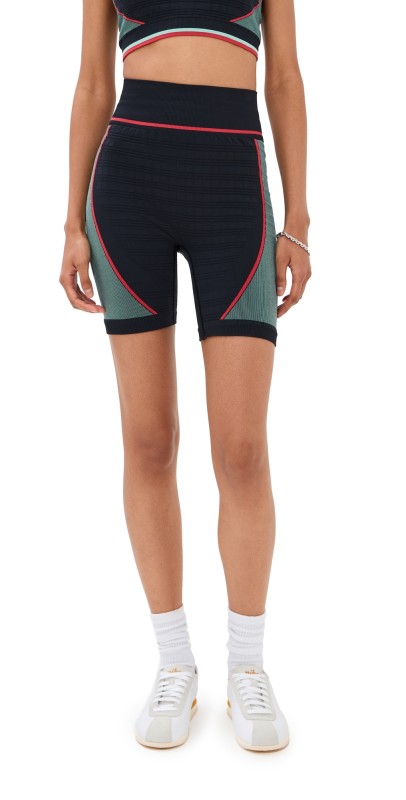Casablanca Womens Seamless Shorts Black/Mint