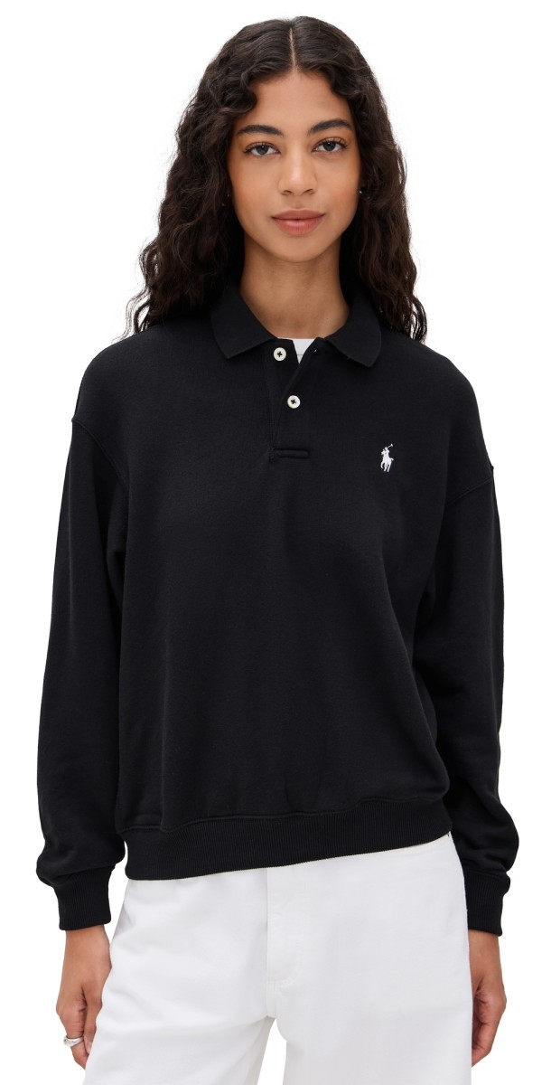 Polo Ralph Lauren Polo Collar Sweatshirt Polo Black