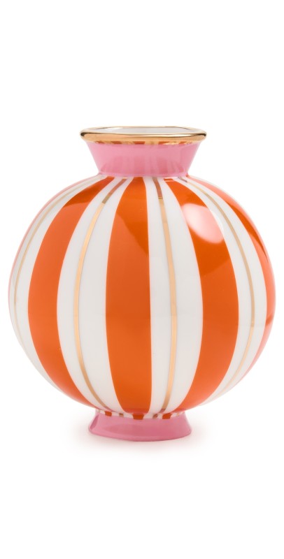 Jonathan Adler Portofino Bud Vase Orange/Pink