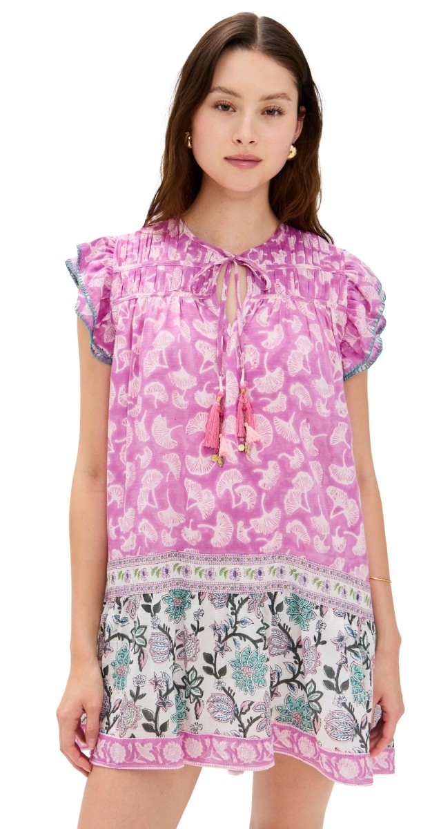 Bell Milia Mini Dress Mixed Prints