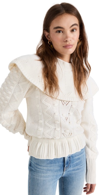 Sea Pernilla Popcorn Sweater Cream