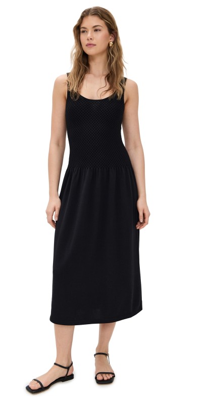 Theory Texture Dress Black