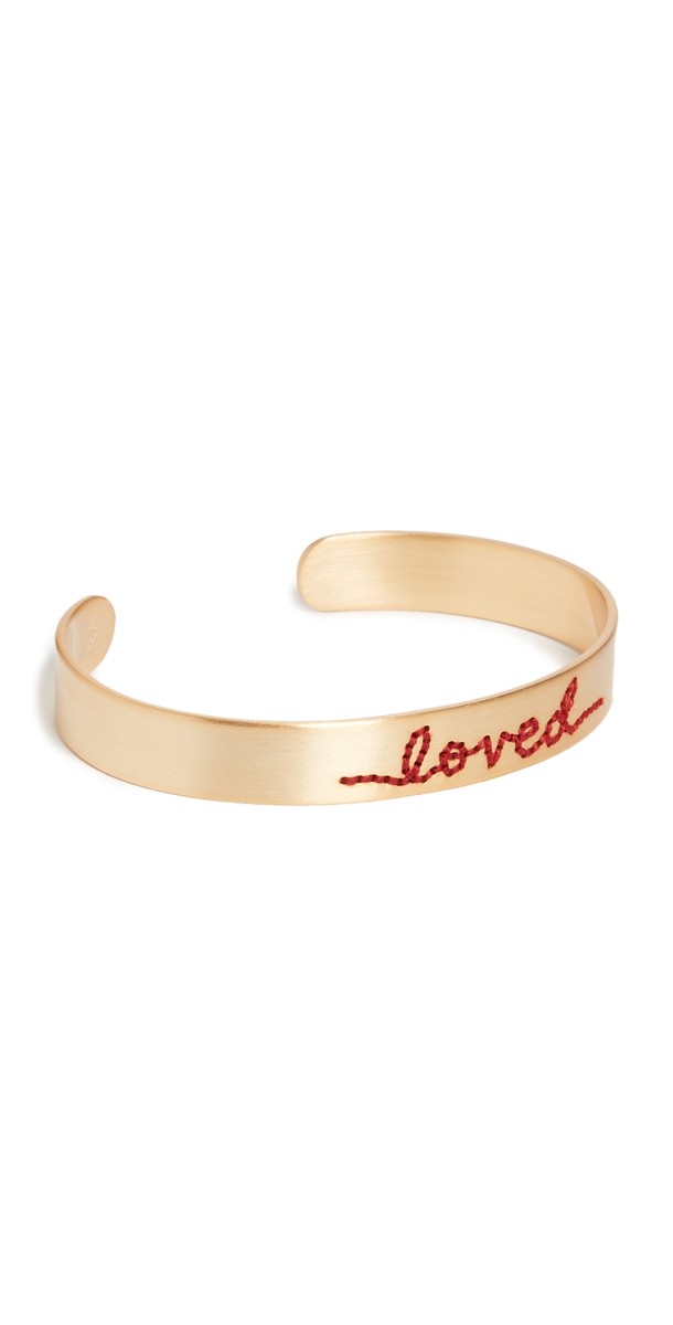 Roxanne Assoulin Loved - Stitched Cuff Gold/Red