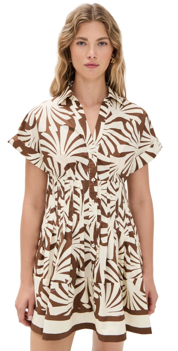 Cara Cara Nash Mini Dress Catalina Khaki