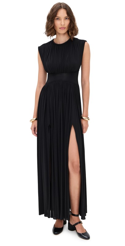 Zimmermann Hypnotic Column Dress Black