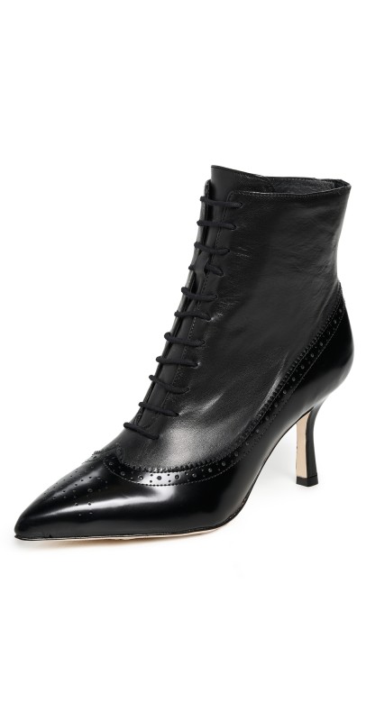 L'AGENCE Fayette Booties Black