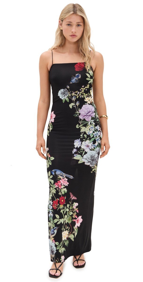 alice + olivia Fifi Maxi Dress Venus Floral