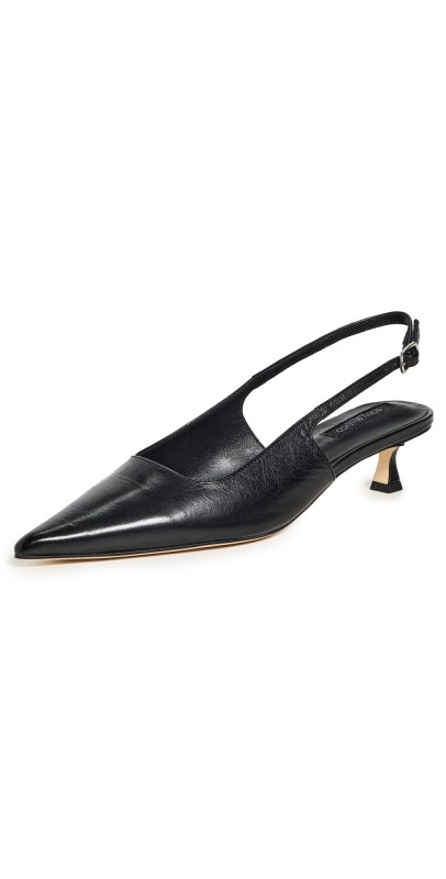 Tony Bianco Crush Slingback Heels Black Vintage