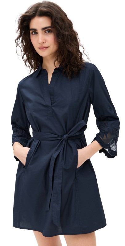 Velvet Missie Dress Navy