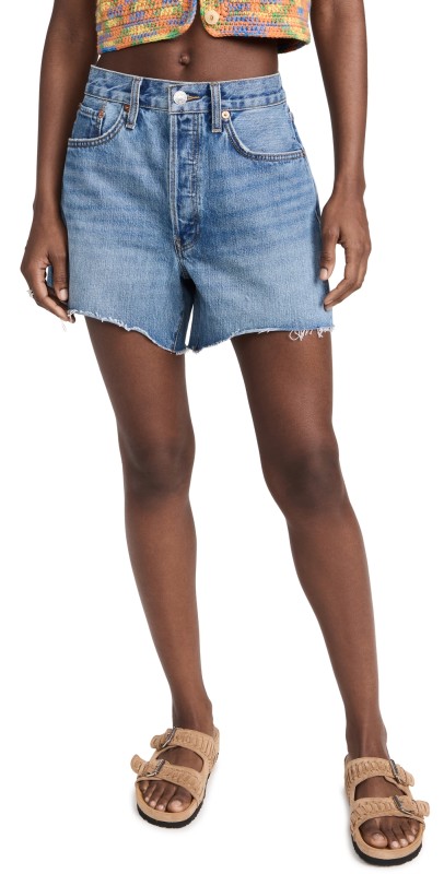 RE/DONE 90s Low Slung Shorts Lago