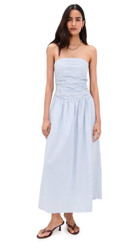 Joe's Jeans The Reina Maxi Dress Blue/White Stripe