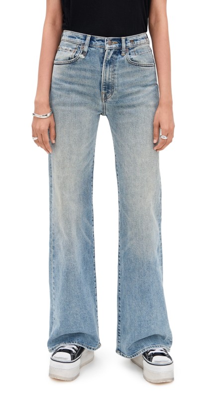 R13 Charlotte Jeans Patton Blue Stretch