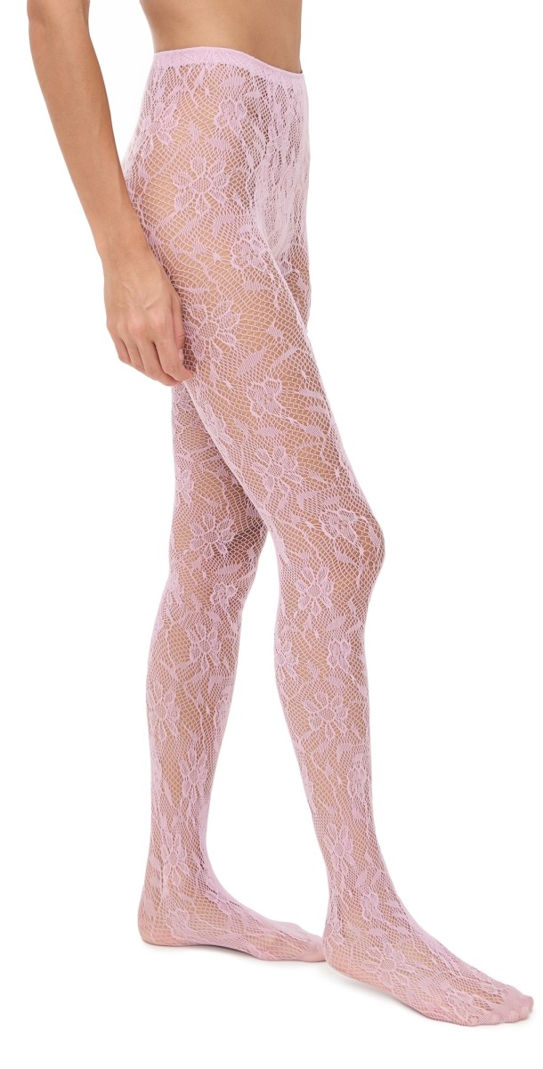 Stems Aria Mesh Tights Pink