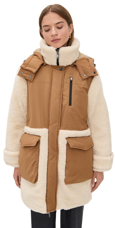 UGG Kaysin Down Parka Chestnut