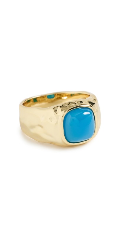 Luv Aj The Valencia Statement Ring Gold