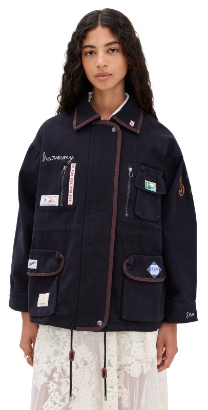 Sea Carolyn Workwear Jacket Navy
