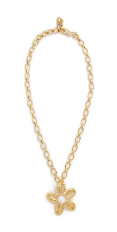 Brinker + Eliza Aloha Necklace Gold/MOP