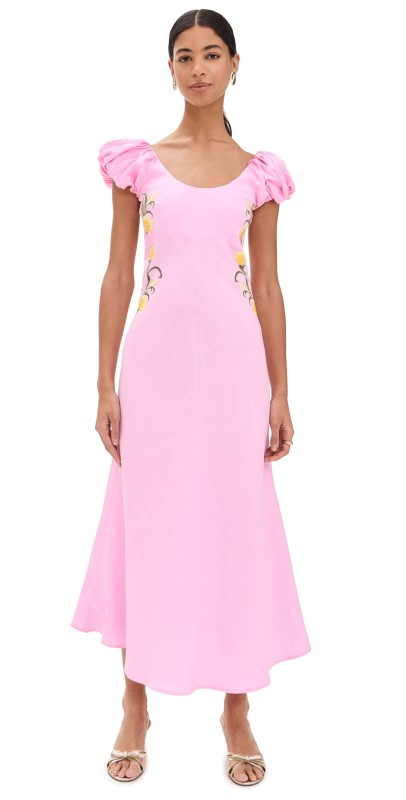 Fanm Mon Vienna Dress Fondant Pink