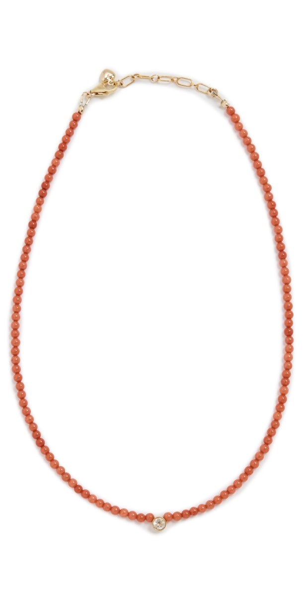 Brinker + Eliza Claire Necklace Coral