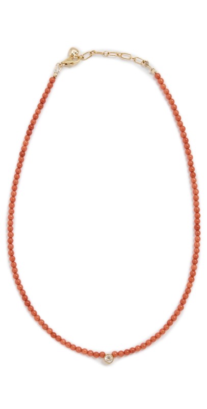 Brinker + Eliza Claire Necklace Coral