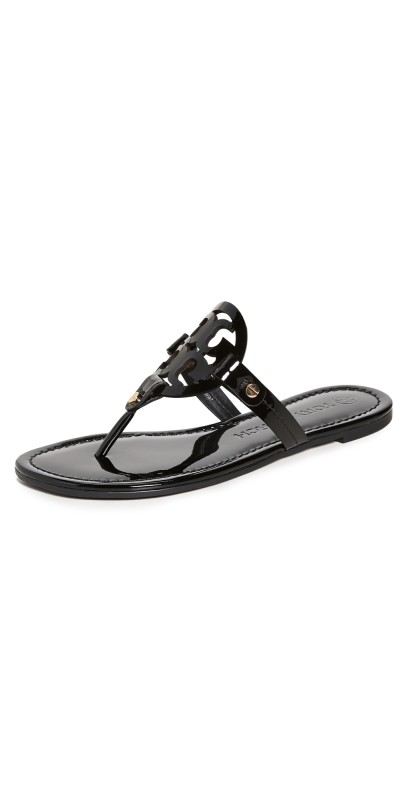 Tory Burch Miller Thong Sandals Black