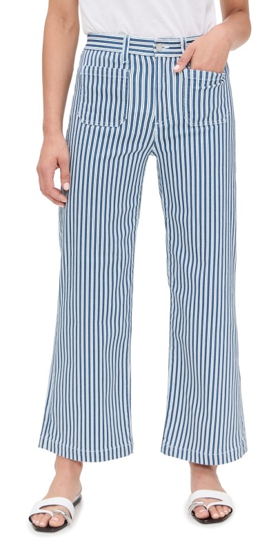 AG Kassie Jeans Nordic Stripe Indigo Multi