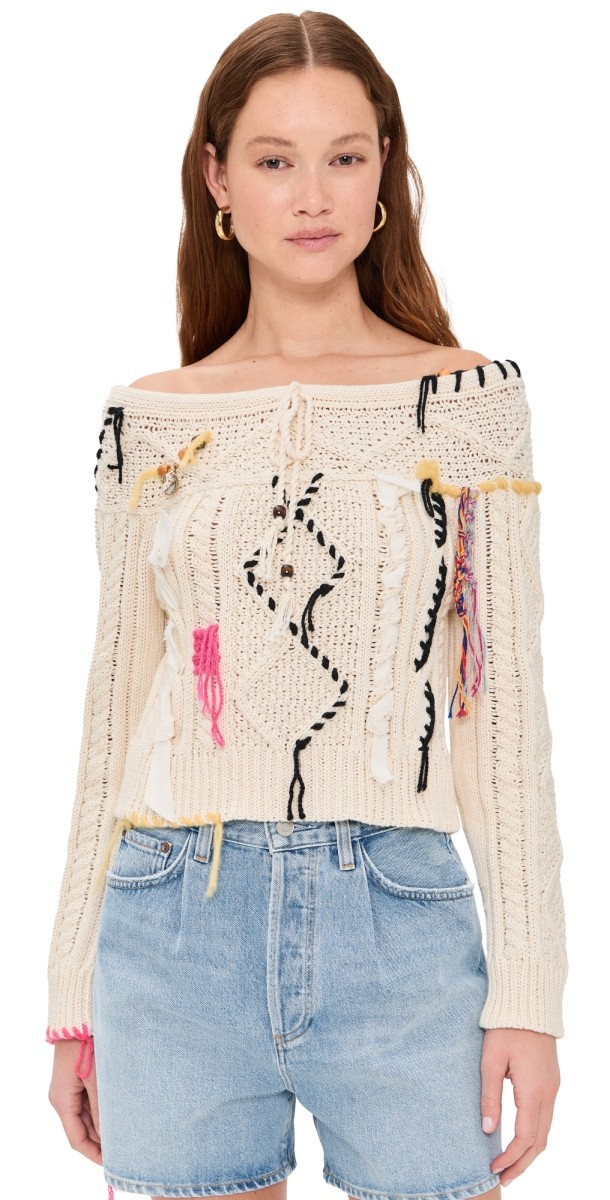 Lingua Franca Vaggelis Sweater Cream