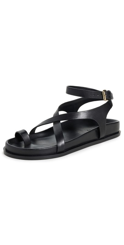 A. EMERY Jalen Slim Sandals Black