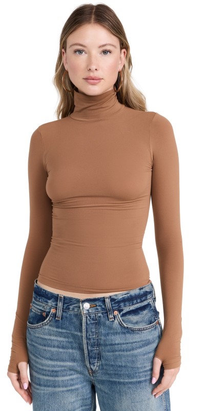 Commando Ballet Body Turtleneck Cocoa