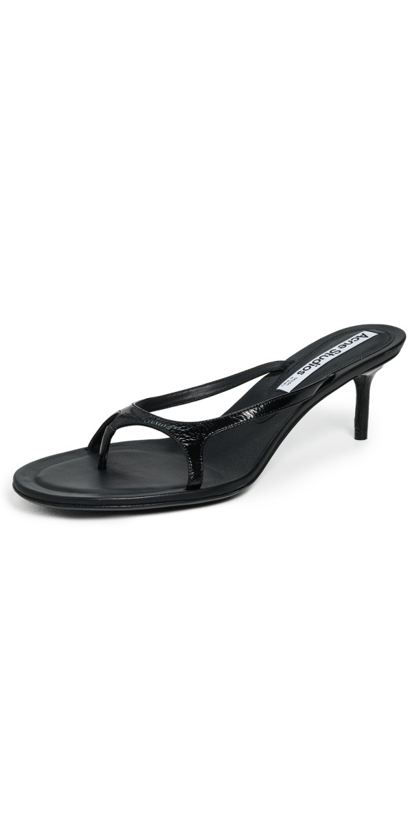 Acne Studios Beverly Kitten Lux Sandals Black