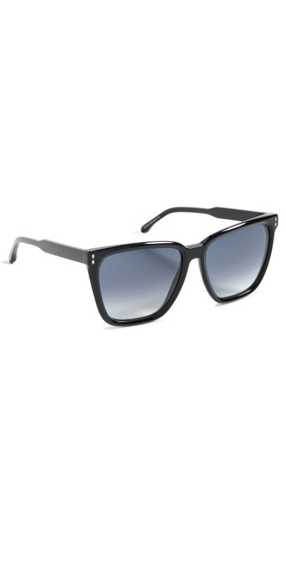 Isabel Marant The Classic Square Sunglasses Black/Grey