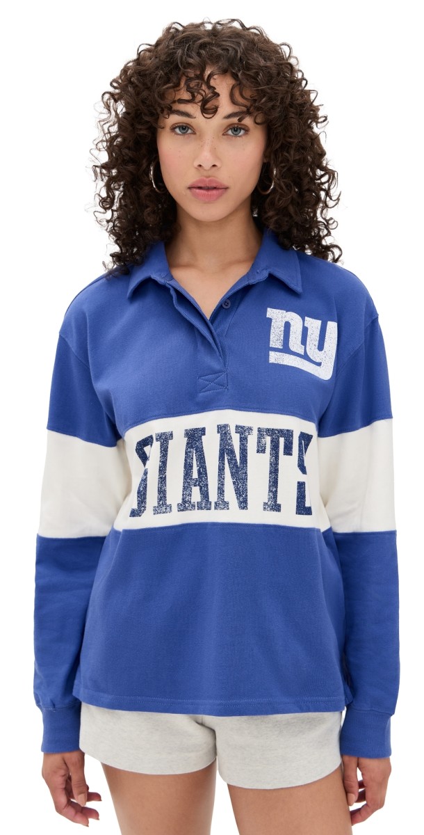 Junk Food Giants Rugby Sweatshirt Liberty/White