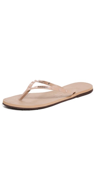 Havaianas Rose Gold You Spikes Sandals Rose Gold