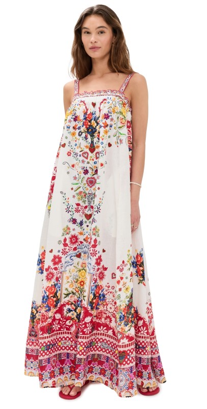 Camilla Wide Strap Sundress Faith, Luck & Justice