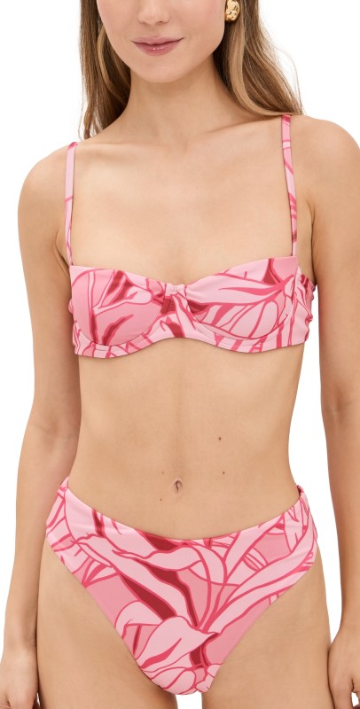 Peixoto Portia Bikini Top Flora Fatale