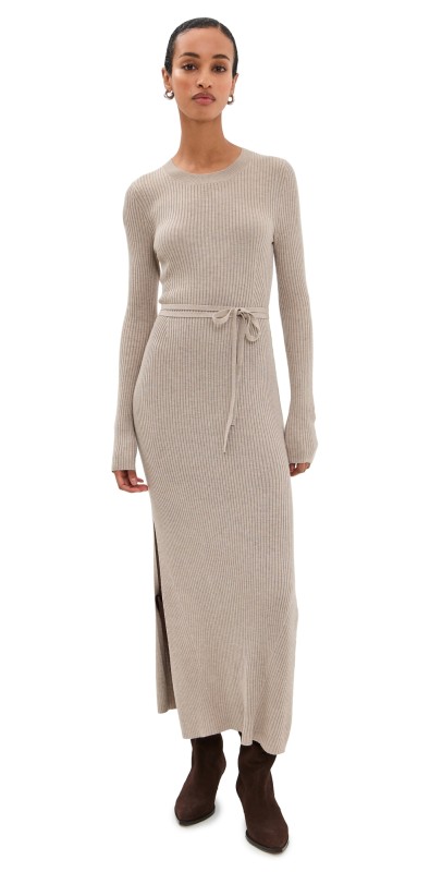 Splendid Georgie Sweater Dress Light Cedar Htr/Lrc