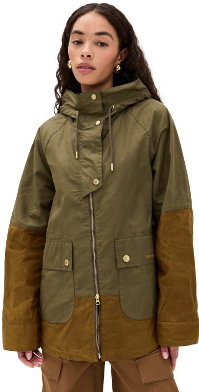 Barbour Barbour Hayley Showerproof Jacket Dusky Green/Breen/Ancient Tart